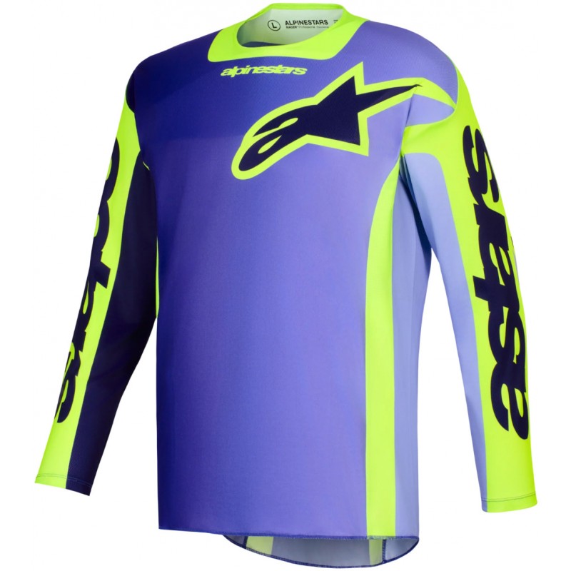 Комплект Джерсі Штани Alpinestars Racer Portl Purple/Yellow/Fluo