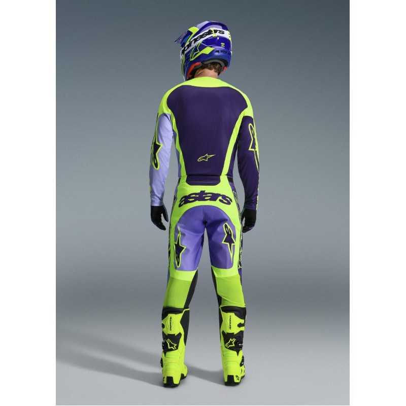 Комплект Джерсі Штани Alpinestars Racer Portl Purple/Yellow/Fluo