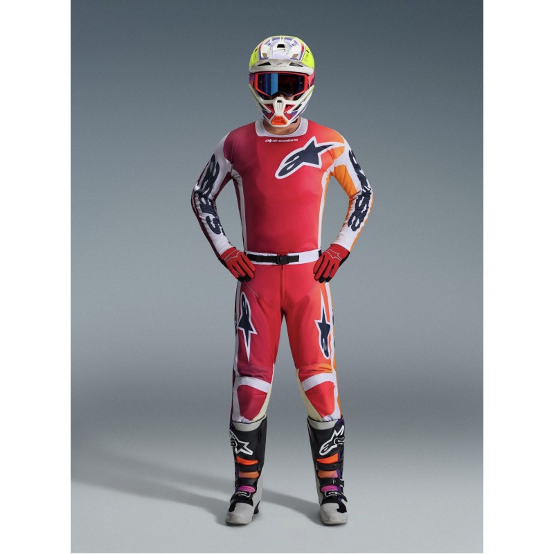 Комплект Джерсі Штани Alpinestars Racer Portl Red/Gray