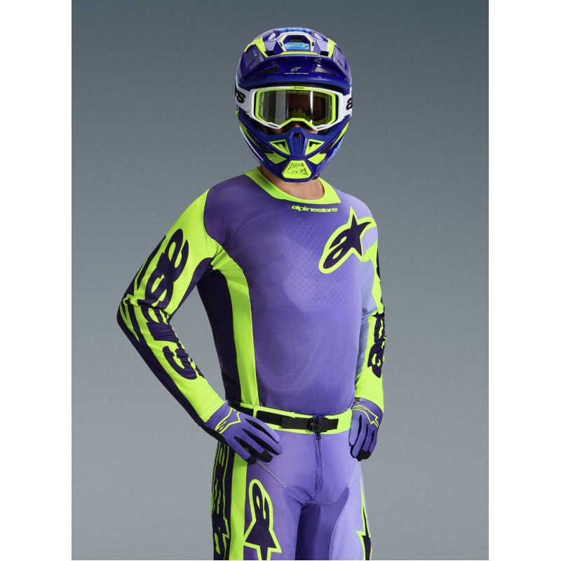 Джерсі Alpinestars Racer Portl Purple/Yellow