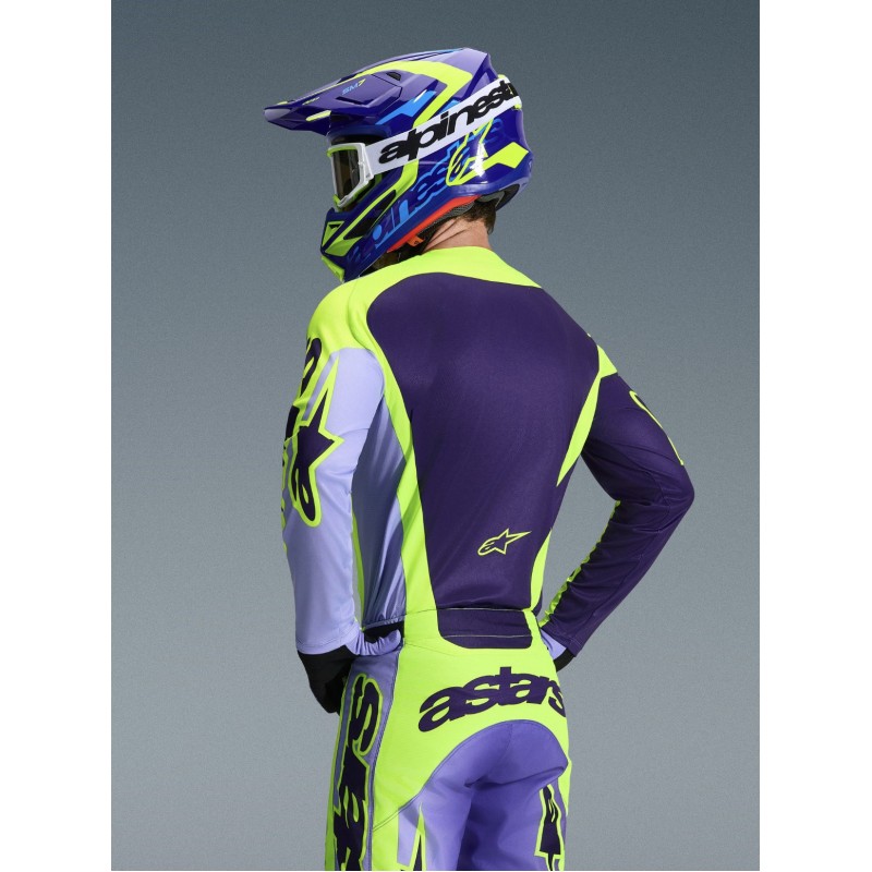 Джерсі Alpinestars Racer Portl Purple/Yellow