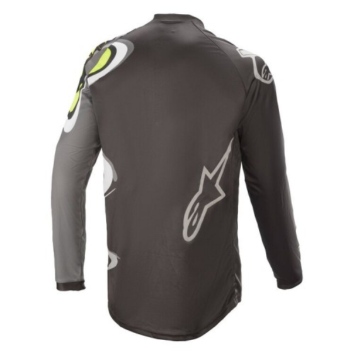 Джерси Alpinestars Racer Flagship Black/Grey/Yellow