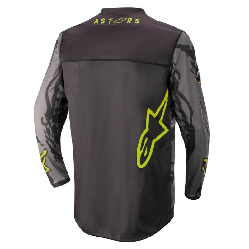 Джерси Alpinestars Racer Tactical V2 Black/Camo/Yellow