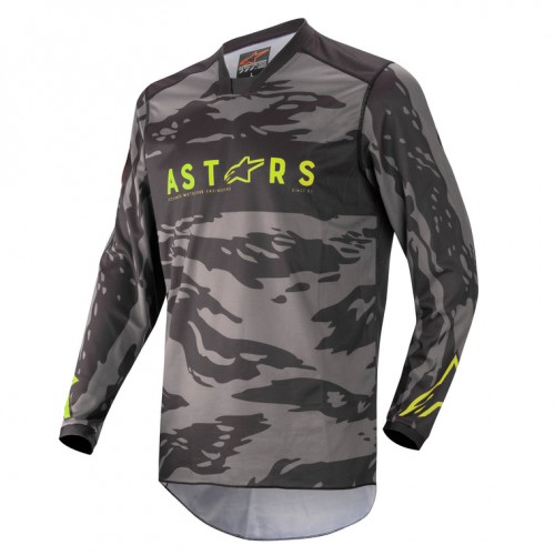 Джерси Alpinestars Racer Tactical V2 Black/Camo/Yellow