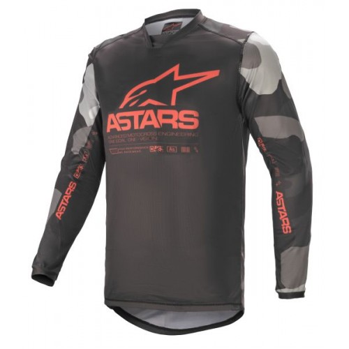 Джерси Alpinestars Racer Tactical Grey/Camo/Red