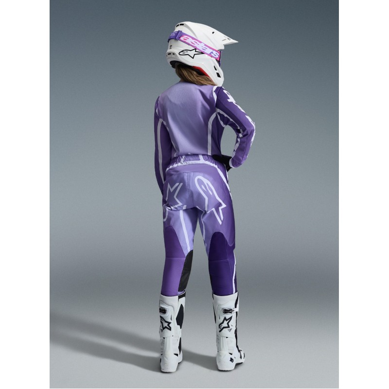 Комплект жіночий Джерсі Штани Alpinestars Stella Fluid Apex Violet/White