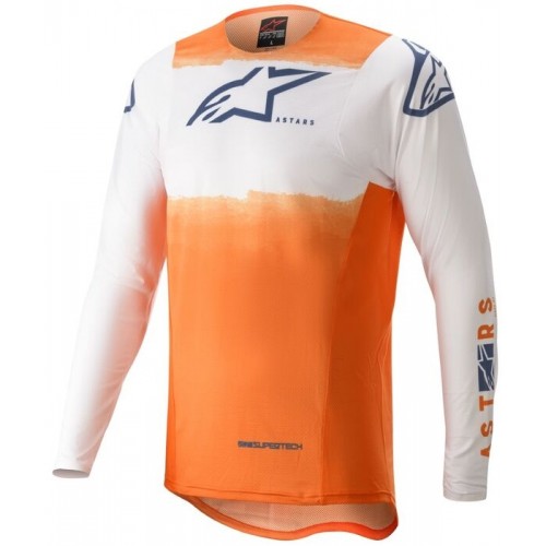Джерси Alpinestars Supertech Foster Blue/Orange/White