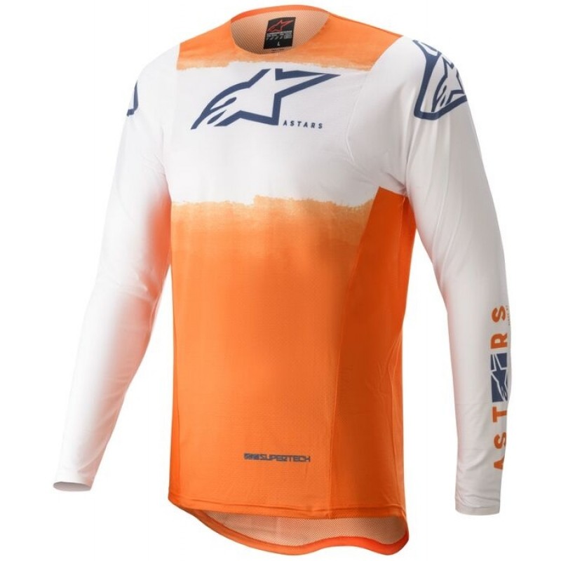 Джерси Alpinestars Supertech Foster Blue/Orange/White