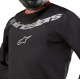 Джерси Alpinestars Fluid Graphite Black/Silver Джерси Alpinestars Fluid Graphite Black/Silver