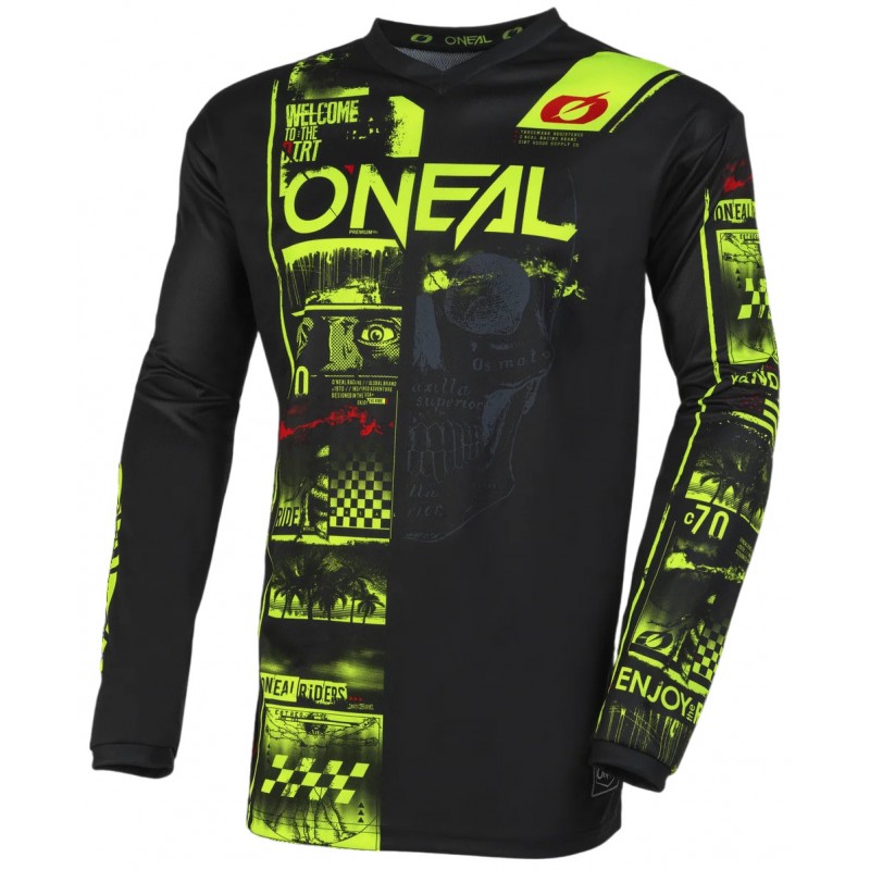 Джерсі Oneal Element Attack V.23 Black/Yellow