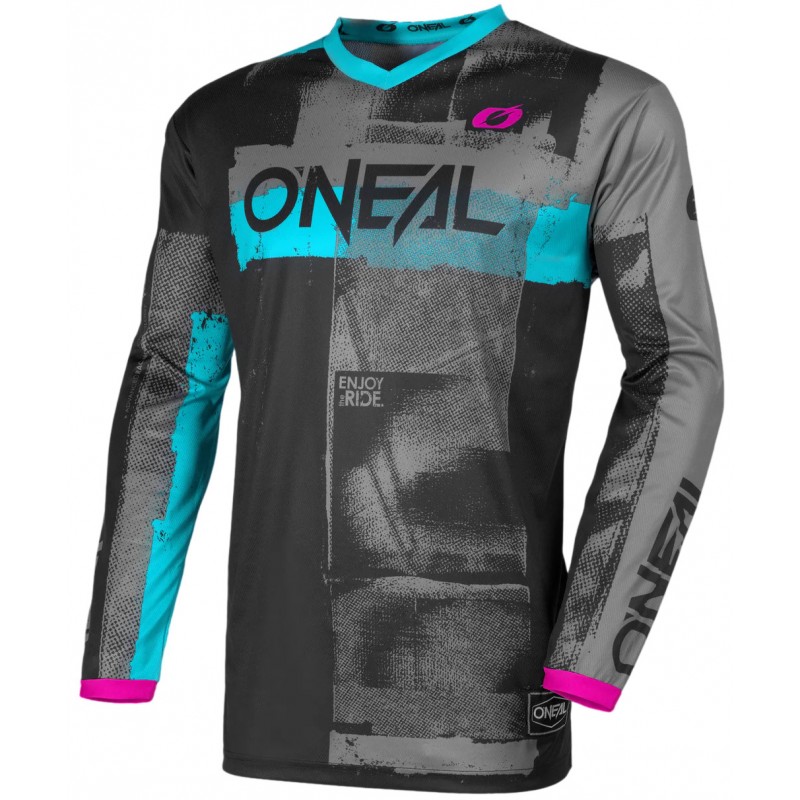 Джерсі жіноча Oneal Element Roller V.26 Black/Blue