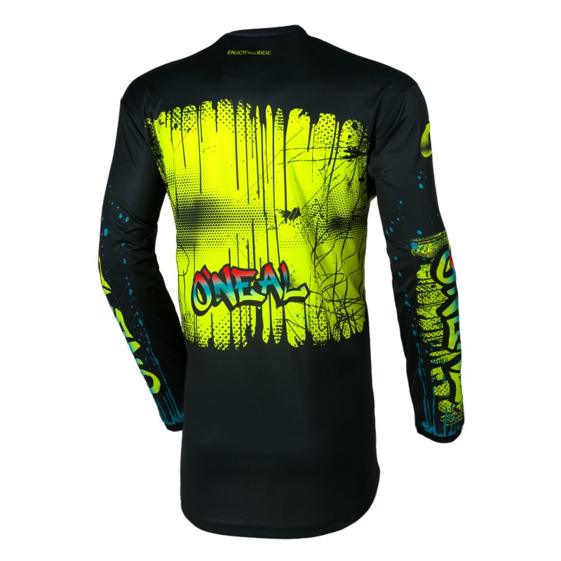 Джерсі дитяча Oneal Element Rancid V.26 Black/Yellow