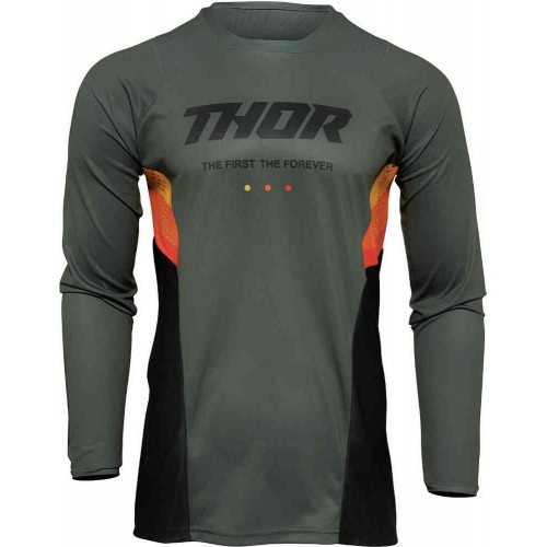Джерси Thor Pulse React Army/Black