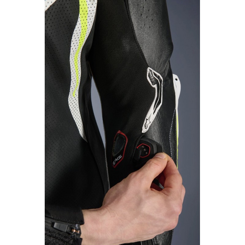 Мотокомбінезон Alpinestars GP Tech V5 Black/White/Yellow