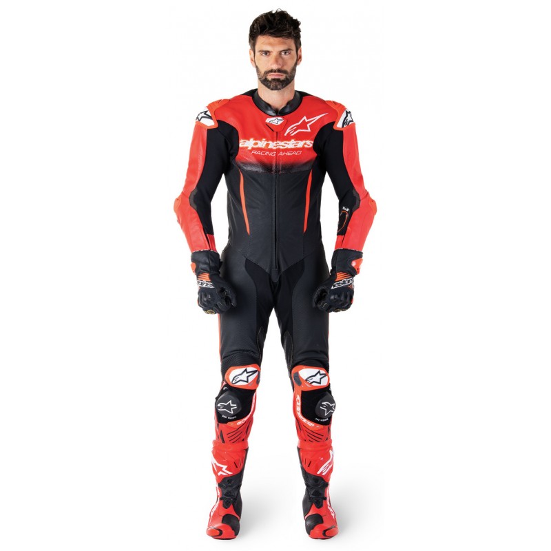 Мотокомбінезон Alpinestars GP-R7 Black/ Mid Red