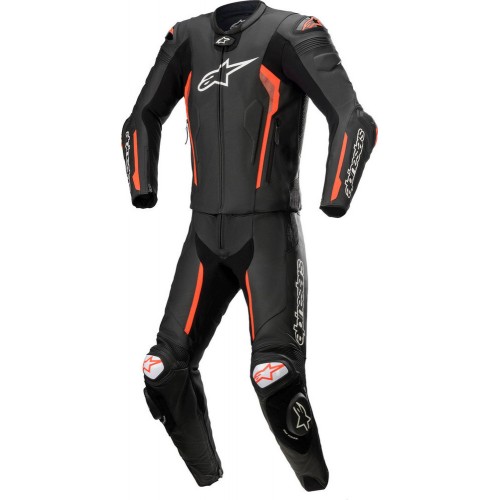 Мотокомбинезон раздельный Alpinestars Missile V2 Black/Red Fluo