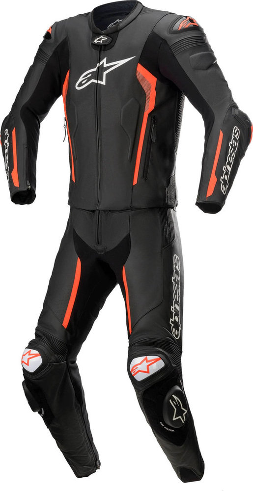 Мотокомбинезон раздельный Alpinestars Missile V2 Black/Red Fluo