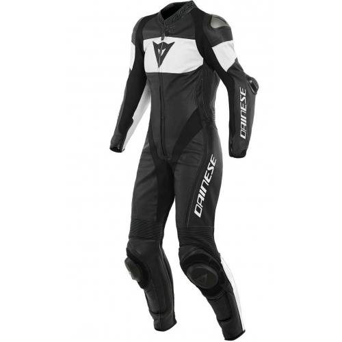 Мотокомбинезон женский цельный Dainese Imatra Perforated Black/ White
