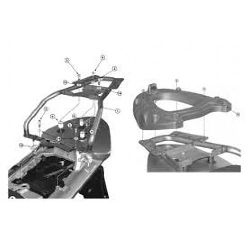 Крепление кофра GIVI FJR1300 2006-