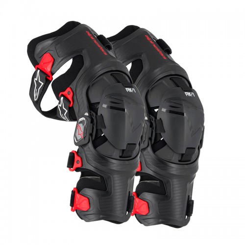 Мотонаколенники Alpinestars RK-7 Plasma Black/Red