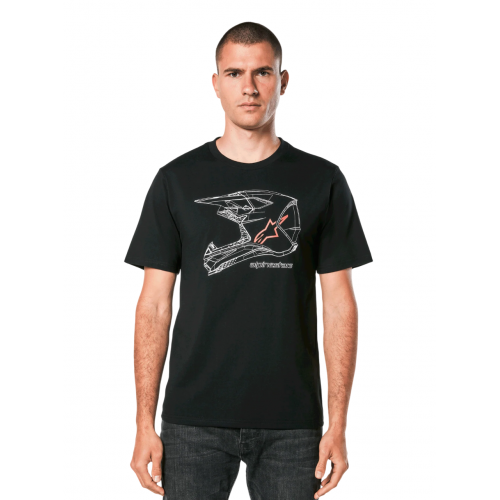 Футболка Alpinestars MX Helmet Black