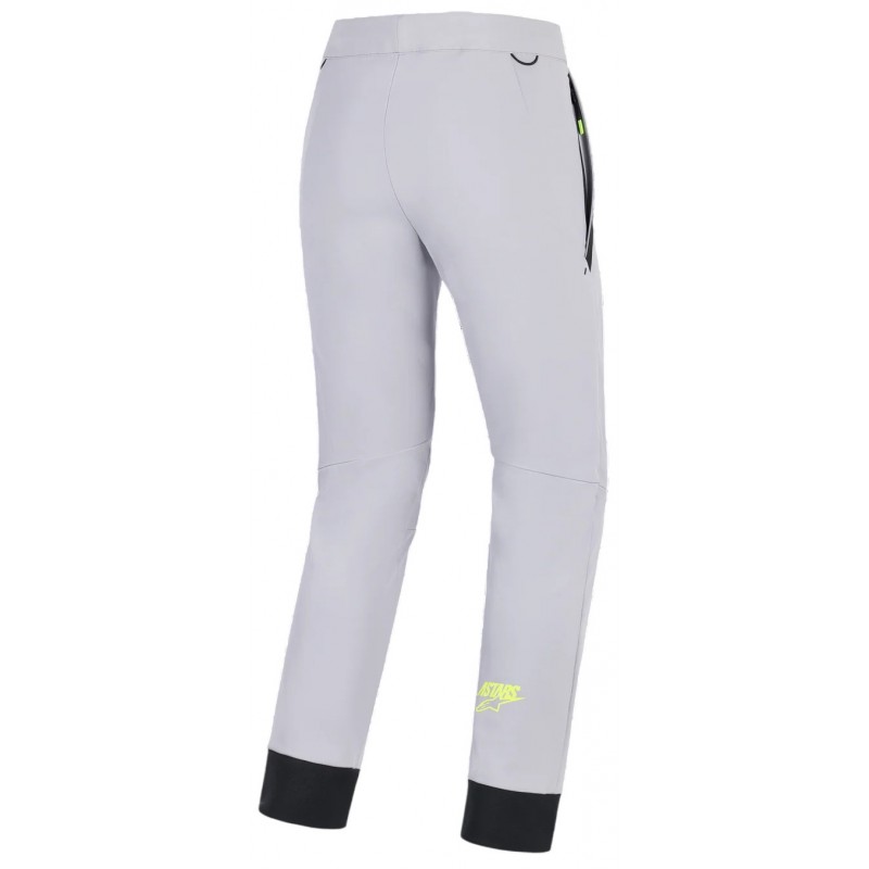 Мотобрюки Alpinestars Aeroshell Grey/Yellow