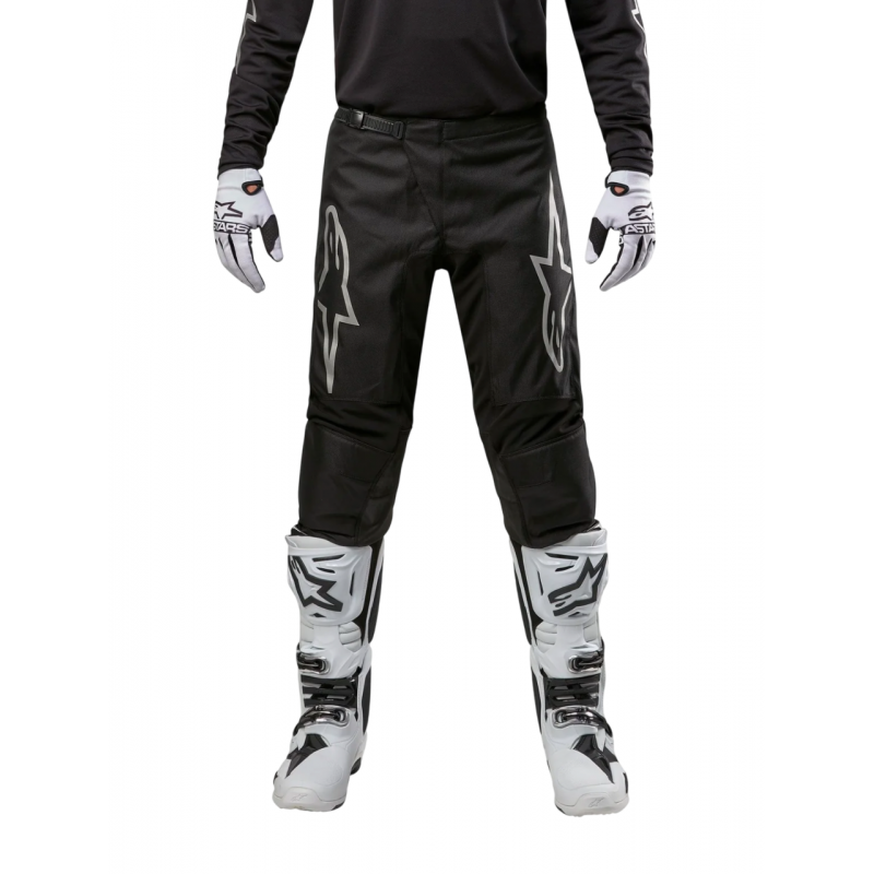 Мотобрюки Alpinestars Fluid Graphite Black/Silver Мотобрюки Alpinestars Fluid Graphite Black/Silver