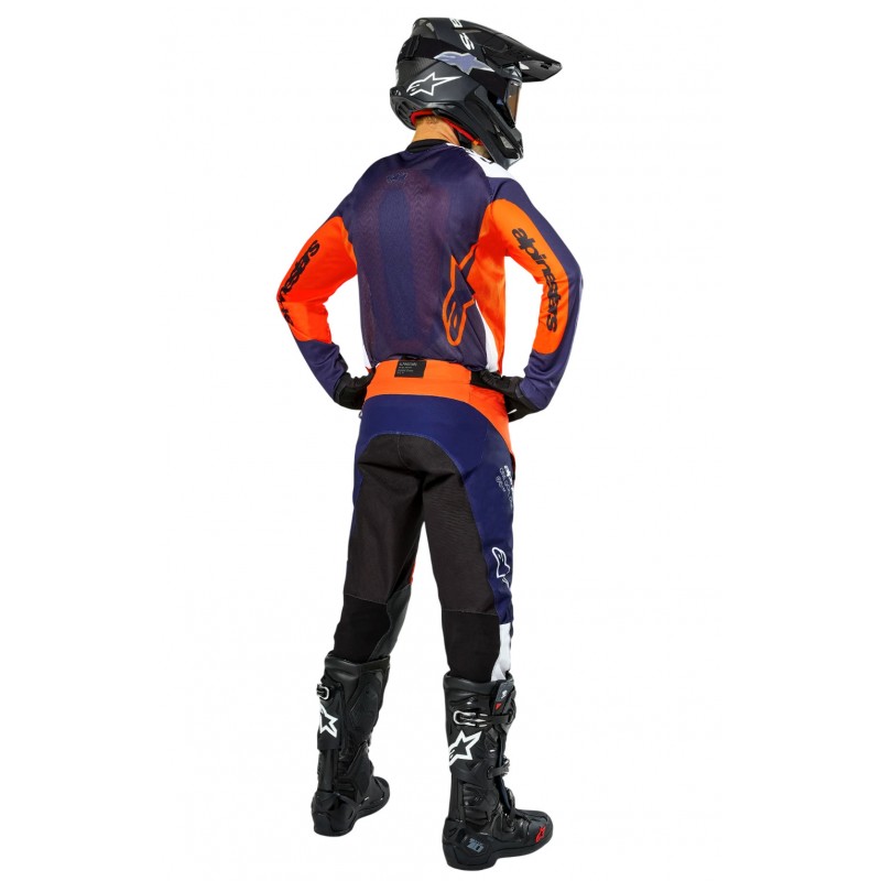 Мотобрюки Alpinestars Pro-Dura Navy/Orange/White