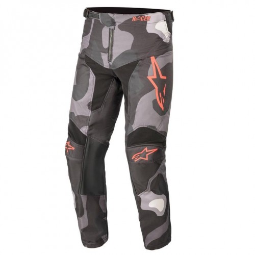 Мотобрюки детские Alpinestars Racer Tactical Grey/Camo/Red