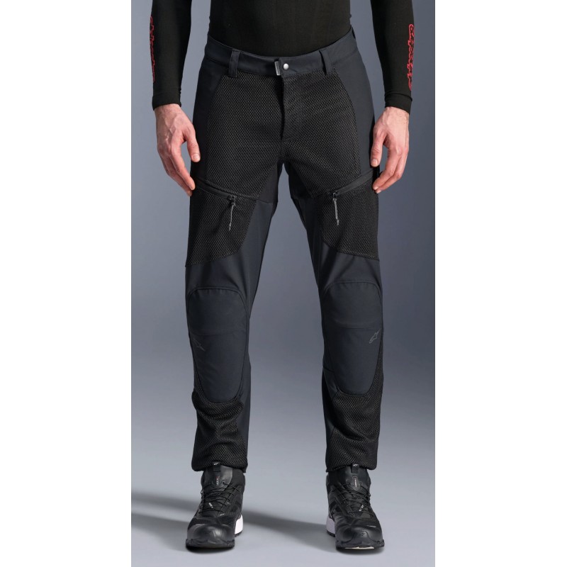 Мотобрюки Alpinestars Troop-Air Pro Black