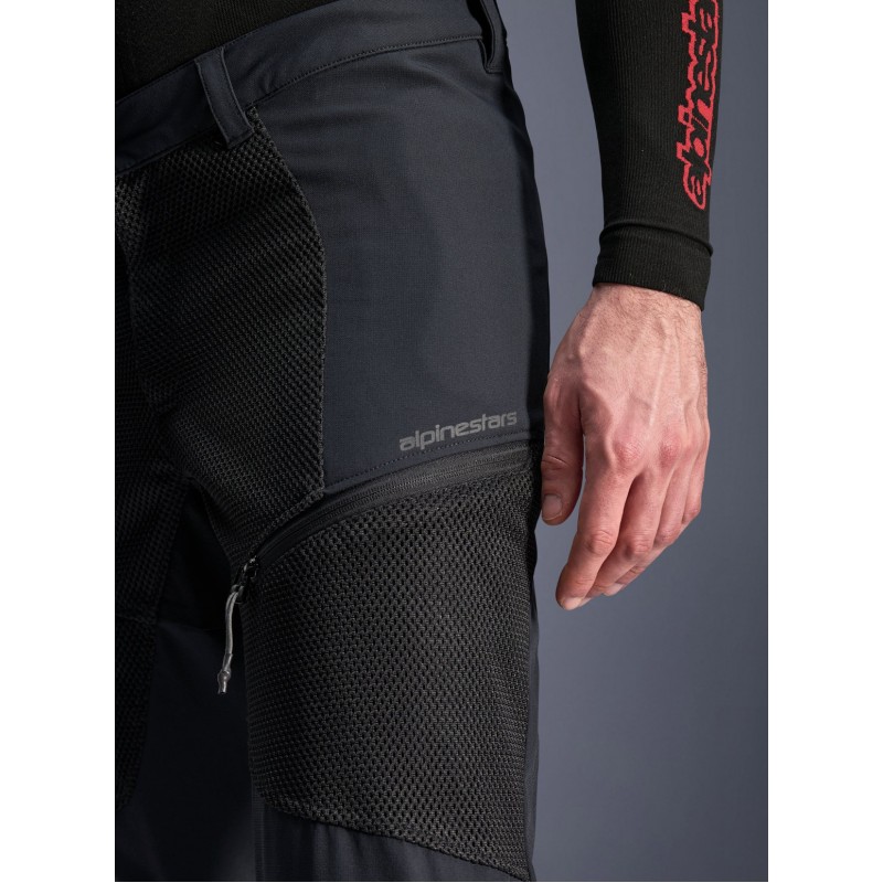Мотобрюки Alpinestars Troop-Air Pro Black
