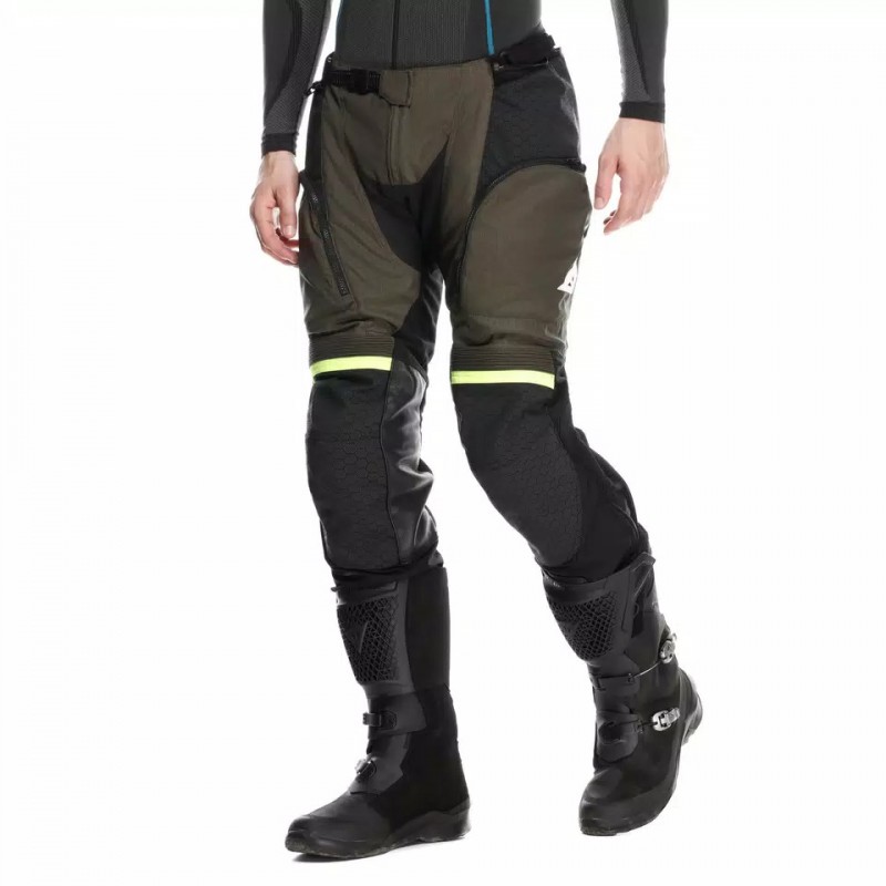 Мотобрюки Dainese Super Adventure Black/Green/Yellow