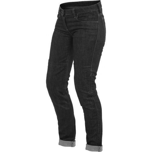 Мотоджинси жіночі Dainese Slim Black