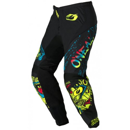 Мотобрюки дитячі Oneal Element Rancid V.26 Black/Yellow