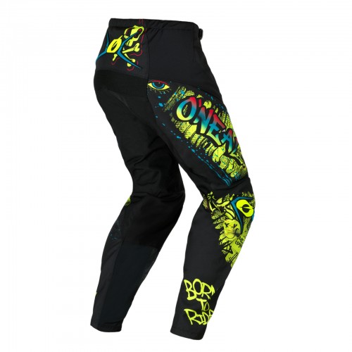 Мотобрюки дитячі Oneal Element Rancid V.26 Black/Yellow