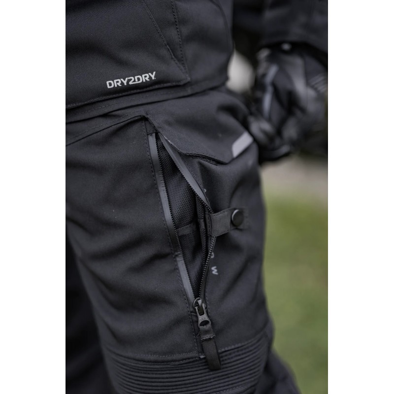 Мотобрюки Oxford Dakar Dry2Dry Air Black -Short