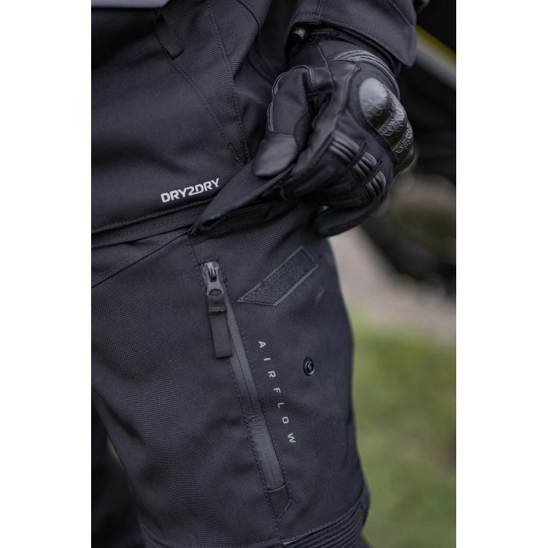 Мотобрюки Oxford Dakar Dry2Dry Air Black -Short