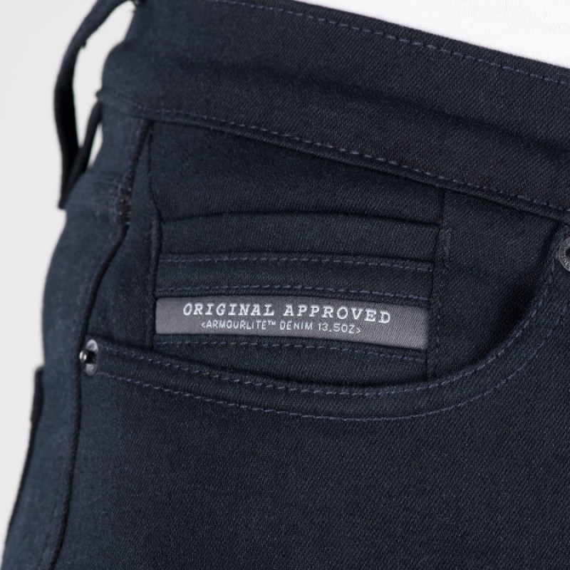 Мотоджинси Oxford Original Approved AA Super Stretch Black