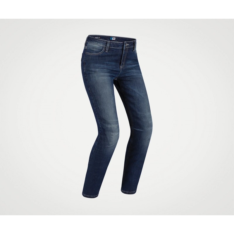 Мотоджинсы женские PMJ Rider T-Tex Blue