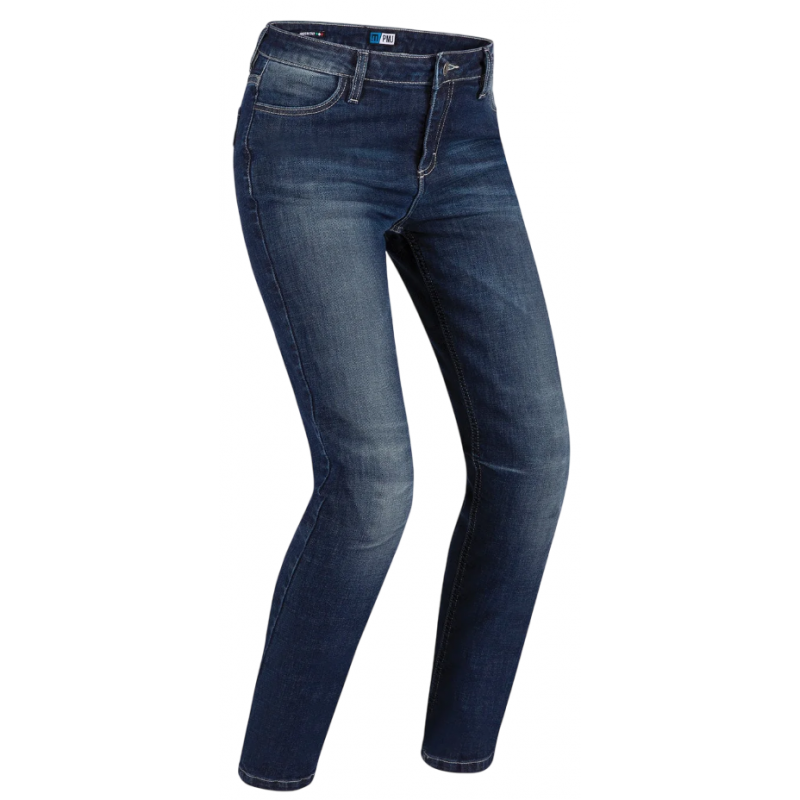 Мотоджинсы женские PMJ Rider T-Tex Blue