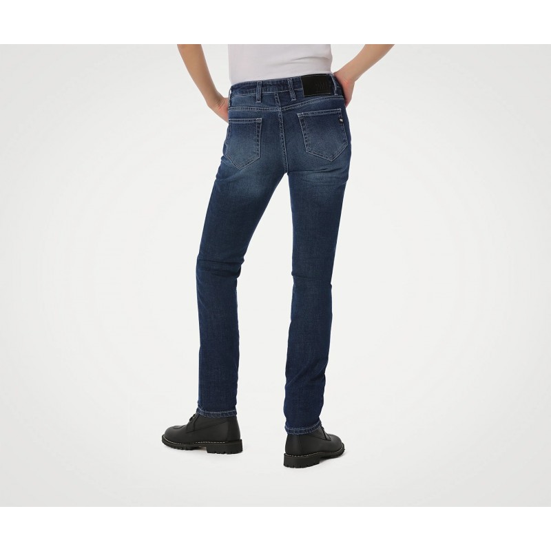 Мотоджинсы женские PMJ Rider T-Tex Blue