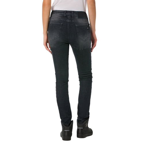 Мотоджинсы женские PMJ Skinny Black