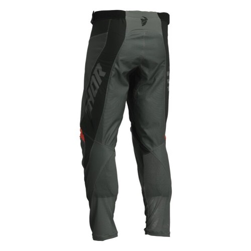 Мотобрюки Thor Pulse React Olive/Black/Orange