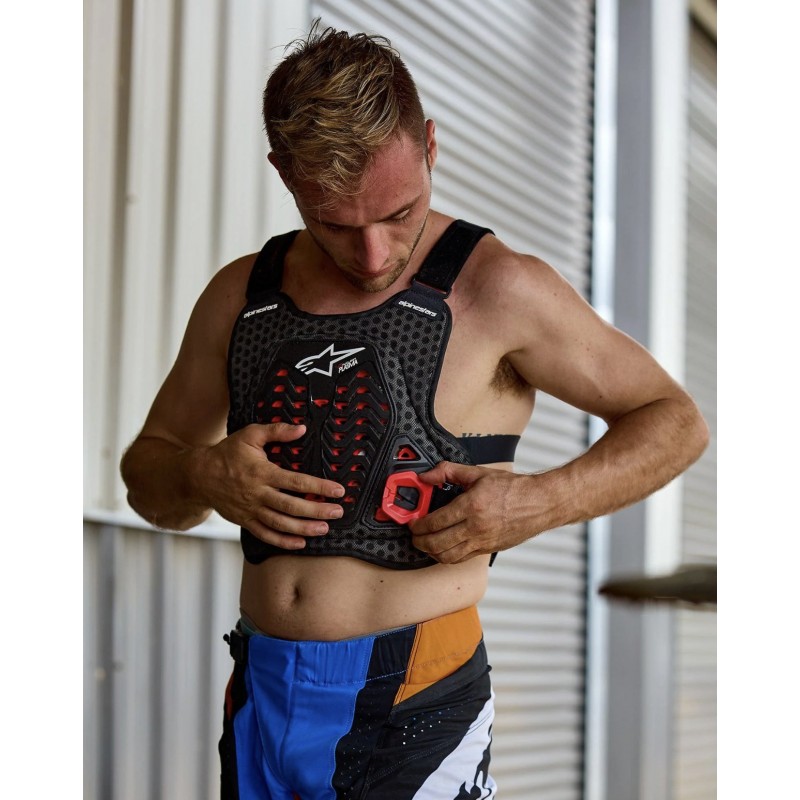 Мотопанцир Alpinestars A-5 Plasma Chest Pro Black/Red