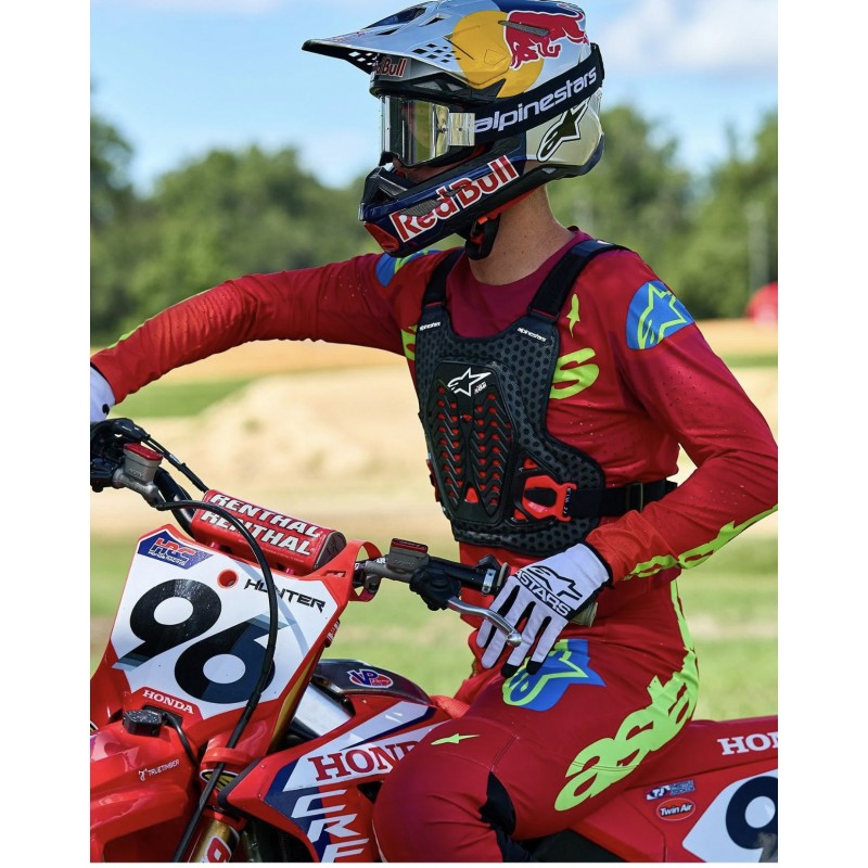 Мотопанцир Alpinestars A-5 Plasma Chest Pro Black/Red