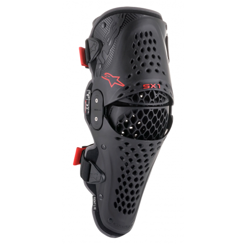 Мотонаколенники Alpinestars SX-1 V2 Black/Red