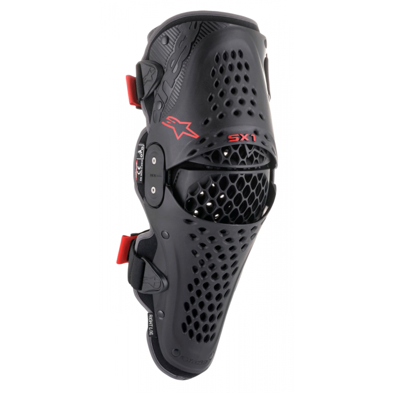 Мотонаколінники Alpinestars SX-1 V2 Black/Red