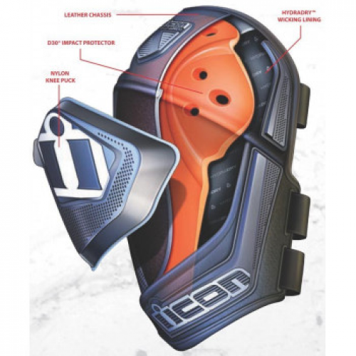 Мотонаколенники Icon Cloverleaf