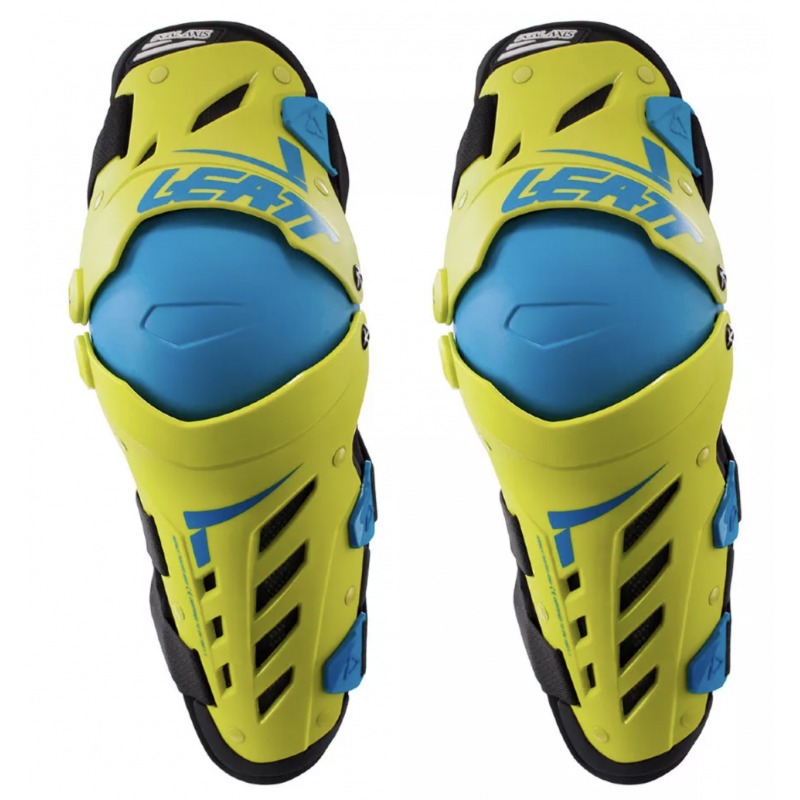 Мотонаколенники Leatt Dual Axis Yellow Blue