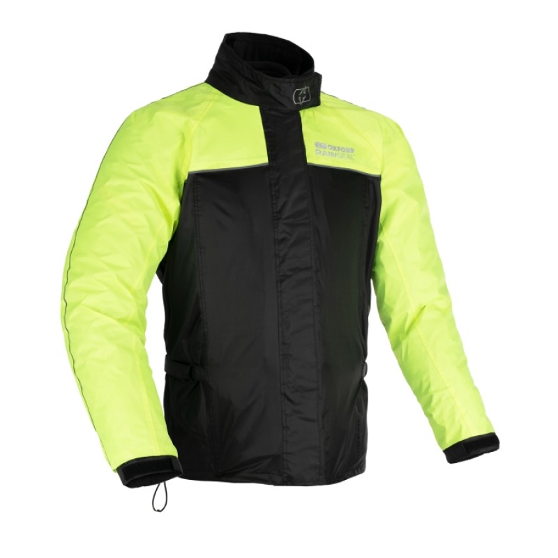 Мотодощовик куртка Oxford Rainseal Over Black/Fluo